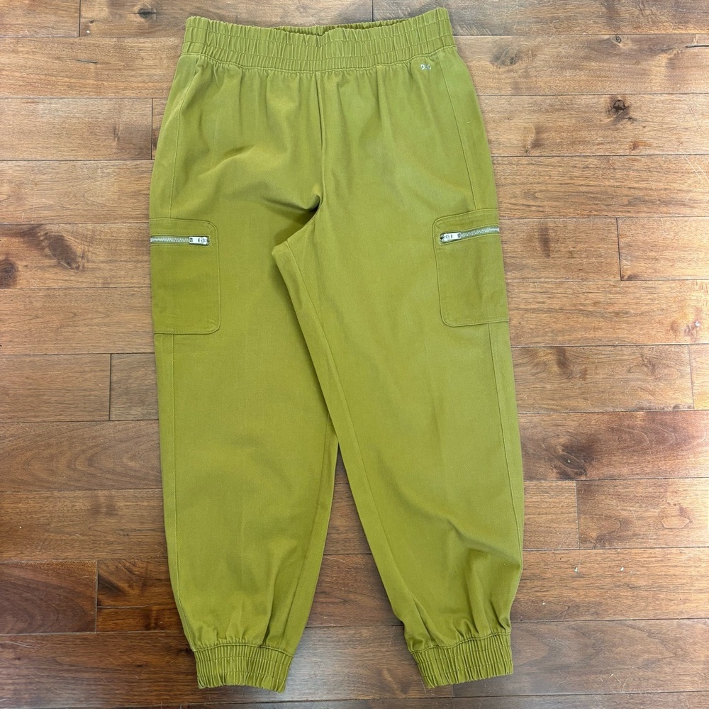 DSG Twitch + Allison Twill Size L Aged Grass Green Joggers High Rise